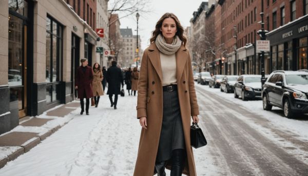 Comment porter la jupe longue en hiver ?
