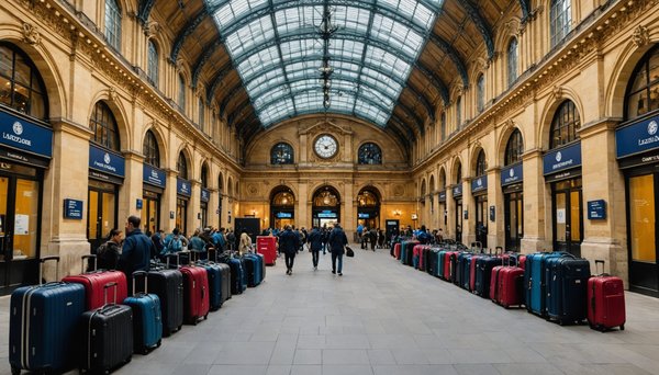 Consigne bagages gare st lazare : stockage sécurisé et pratique