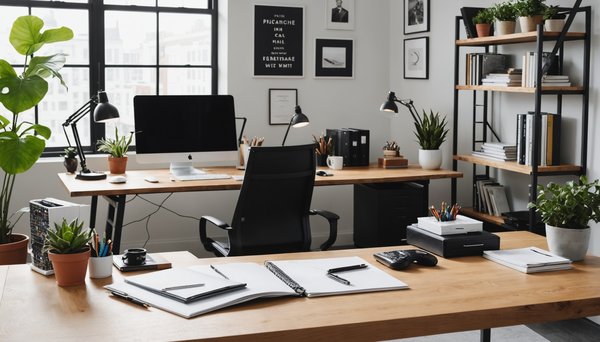 Les 10 accessoires indispensables pour un bureau inspirant
